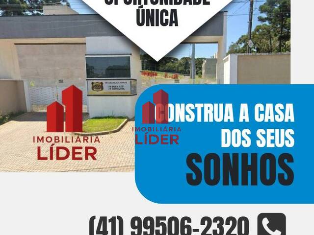 #625 - Terreno em condomínio para Venda em Fazenda Rio Grande - PR
